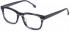 Lozza VL4275 glasses in Shiny Azure Havana Striped Grey
