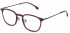 Lozza VL4272 glasses in Shiny Transparent Bordeaux Red