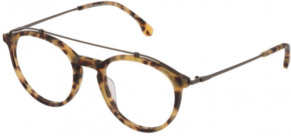Lozza VL4224 glasses in Shiny Light Yellow Havana