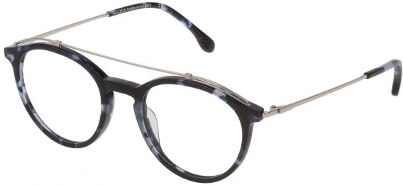 Lozza VL4224 glasses in Shiny Blue Havana