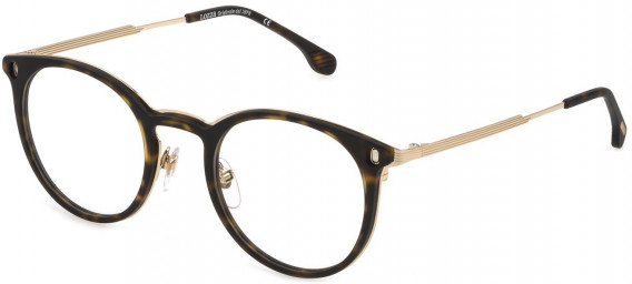 Lozza VL2376 glasses in Shiny Dark Havana
