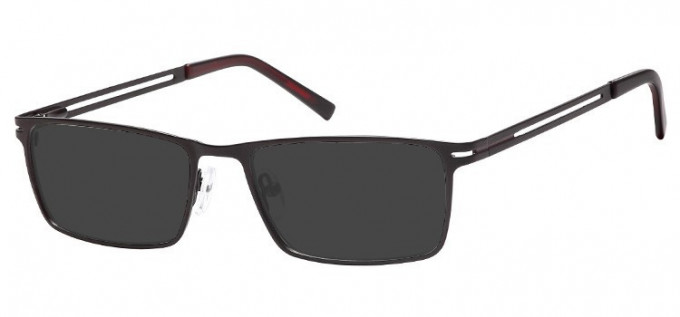 Sunglasses in Black/Burgundy