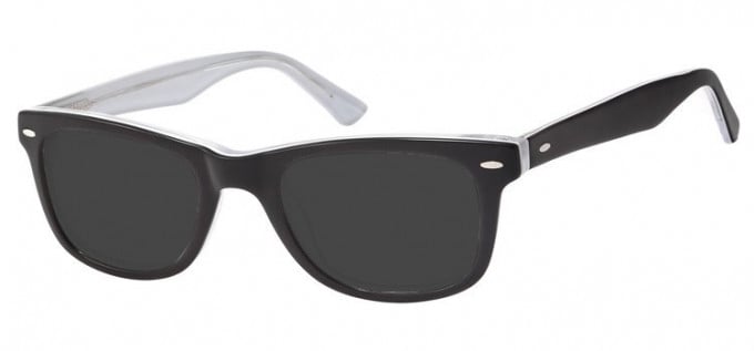 Sunglasses in Black/White