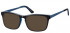 Sunglasses in Black/Blue