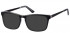 Sunglasses in Black/Clear