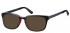 Sunglasses in Black/Burgundy