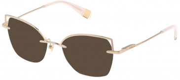 Furla VFU584 sunglasses in Rose Gold