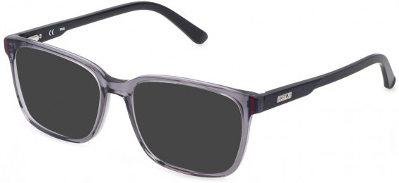Fila VFI032 sunglasses in Shiny Transparent Grey