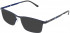 Fila VFI010 sunglasses in Shiny Grey/Blue