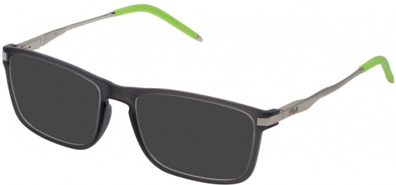 Fila VF9353 sunglasses in Matt Transparent Grey