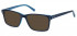Sunglasses in Blue/Clear Blue