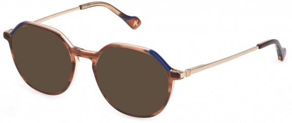 Yalea VYA044V sunglasses in Wavy Brown