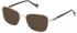 Yalea VYA040 sunglasses in Shiny Rose Gold/Bordeaux