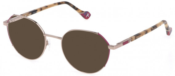Yalea VYA039 sunglasses in Shiny Red Gold