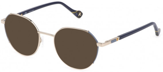 Yalea VYA039 sunglasses in Shiny Light Gold