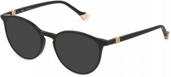 Yalea VYA022 sunglasses in Shiny Black
