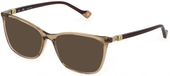 Yalea VYA020 sunglasses in Shiny Transparent Brown
