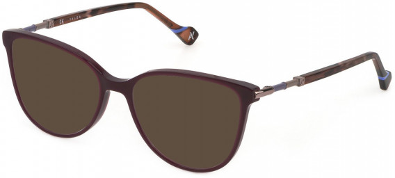 Yalea VYA012 sunglasses in Shiny Full Plum