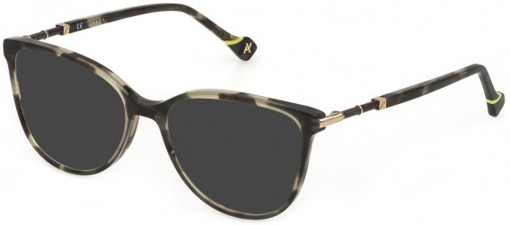 Yalea VYA012 sunglasses in Shiny Green Havana
