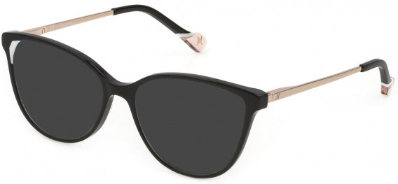 Yalea VYA010 sunglasses in Shiny Black