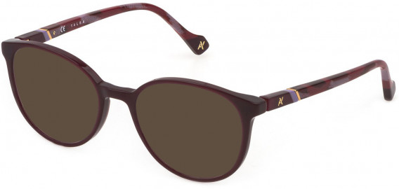 Yalea VYA007 sunglasses in Shiny Full Plum