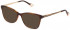 Yalea VYA006L sunglasses in Shiny Brown Top/Havana