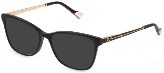 Yalea VYA006L sunglasses in Shiny Black