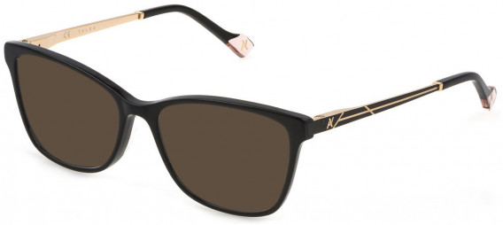 Yalea VYA006 sunglasses in Shiny Black