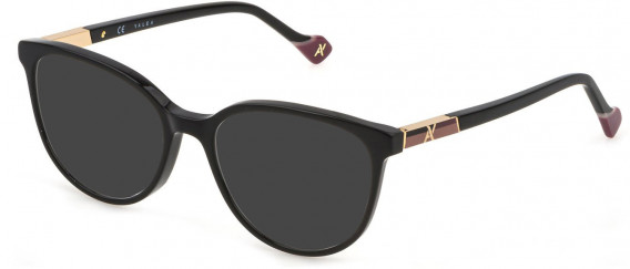 Yalea VYA003L sunglasses in Shiny Black