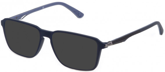 Police VPLF05 sunglasses in Matt Night Blue