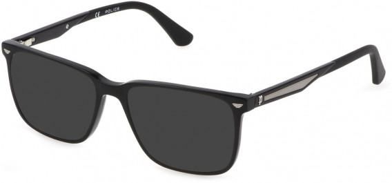 Police VPLF01 sunglasses in Shiny Black