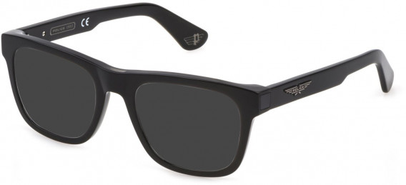 Police VPLE37 sunglasses in Shiny Black/Other
