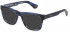 Police VPLE37 sunglasses in Shiny Striped Blue