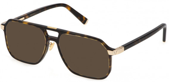 Police VPLE21 sunglasses in Shiny Dark Havana