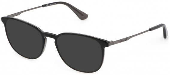 Police VPLD07 sunglasses in Black Top/Grey