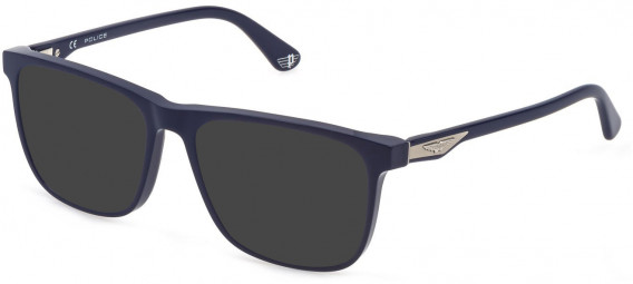 Police VPLB57 sunglasses in Full Blue