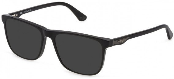 Police VPLB57 sunglasses in Shiny Black