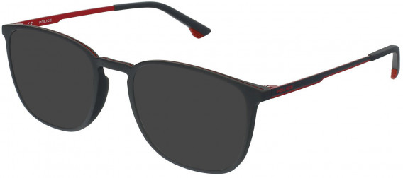 Police VPLB49 sunglasses in Shiny Full Anthracite Grey