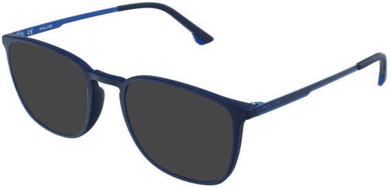 Police VPLB49 sunglasses in Matt Night Blue