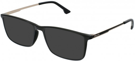Police VPLB48 sunglasses in Total Shiny Black