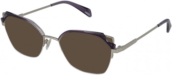 Police VPLA04 sunglasses in Shiny Full Palladium
