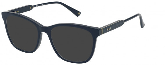 Nina Ricci VNR313 sunglasses in Shiny Dark Blue