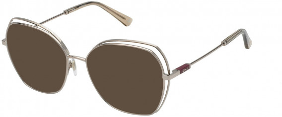 Nina Ricci VNR311 sunglasses in Shiny Red Gold