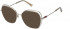 Nina Ricci VNR311 sunglasses in Shiny Red Gold