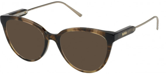 Nina Ricci VNR291 sunglasses in Melange Brown