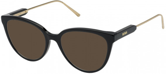 Nina Ricci VNR291 sunglasses in Shiny Black