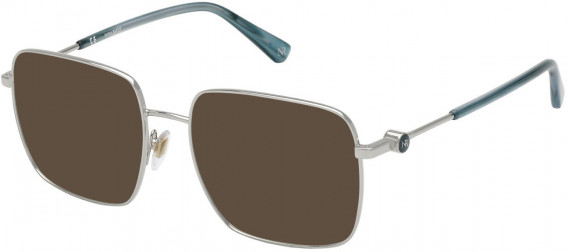 Nina Ricci VNR284 sunglasses in Shiny Full Palladium