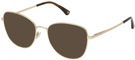 Nina Ricci VNR282 sunglasses in Shiny Total Rose Gold