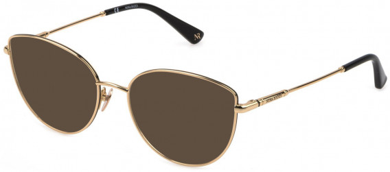 Nina Ricci VNR258 sunglasses in Shiny Rose Gold/Black