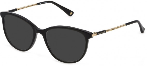Nina Ricci VNR255 sunglasses in Shiny Black